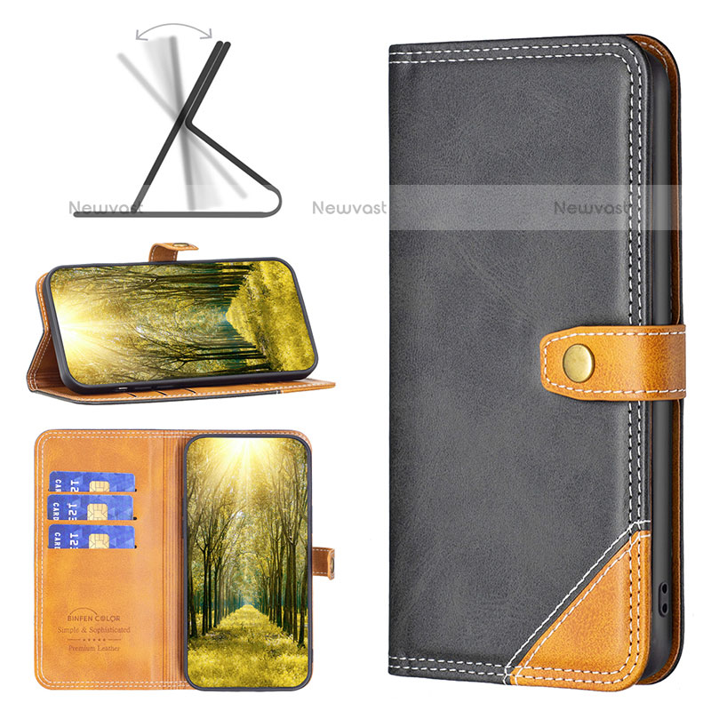 Leather Case Stands Flip Cover Holder B14F for Samsung Galaxy S20