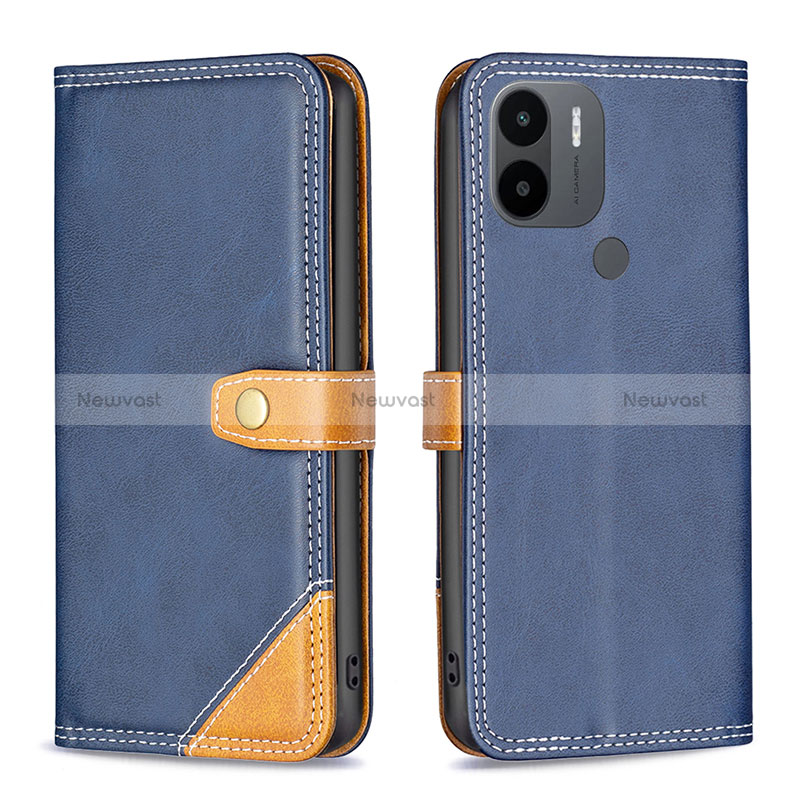 Leather Case Stands Flip Cover Holder B14F for Xiaomi Redmi A1 Plus