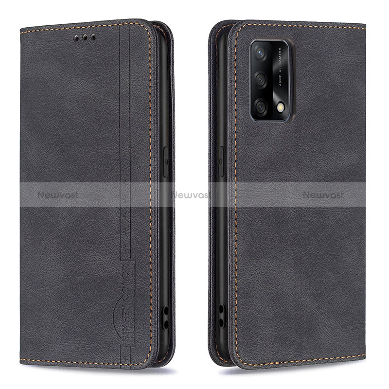 Leather Case Stands Flip Cover Holder B15F for Oppo A95 4G