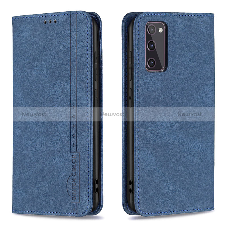 Leather Case Stands Flip Cover Holder B15F for Samsung Galaxy S20 FE (2022) 5G