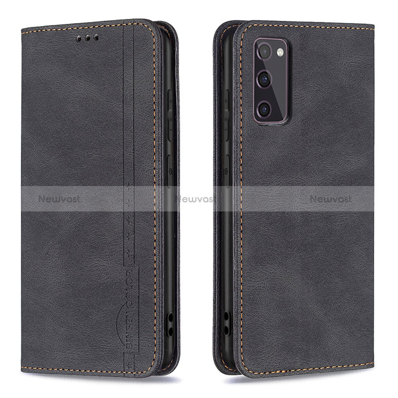 Leather Case Stands Flip Cover Holder B15F for Samsung Galaxy S20 FE 5G