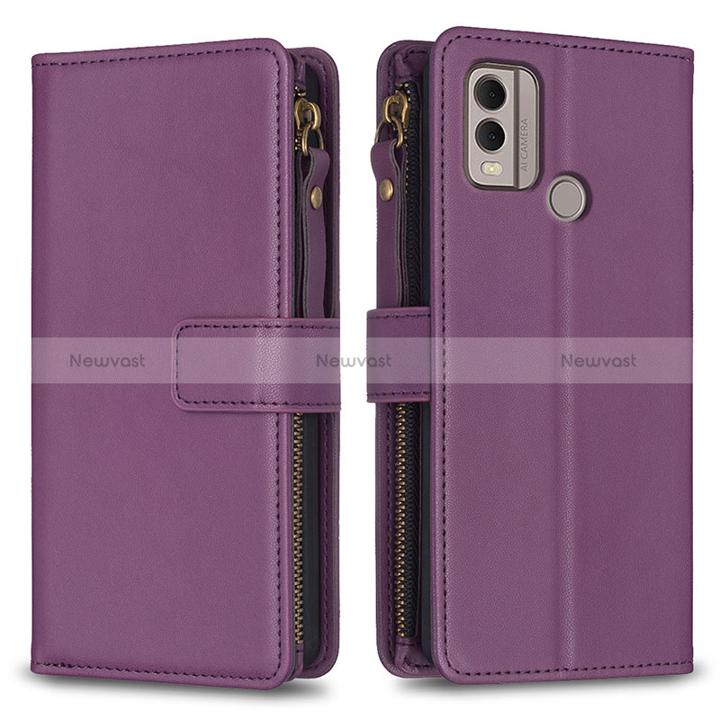 Leather Case Stands Flip Cover Holder B16F for Nokia C22