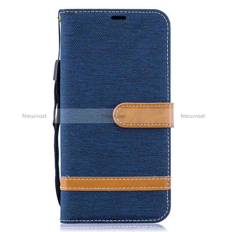 Leather Case Stands Flip Cover Holder B16F for Samsung Galaxy A10