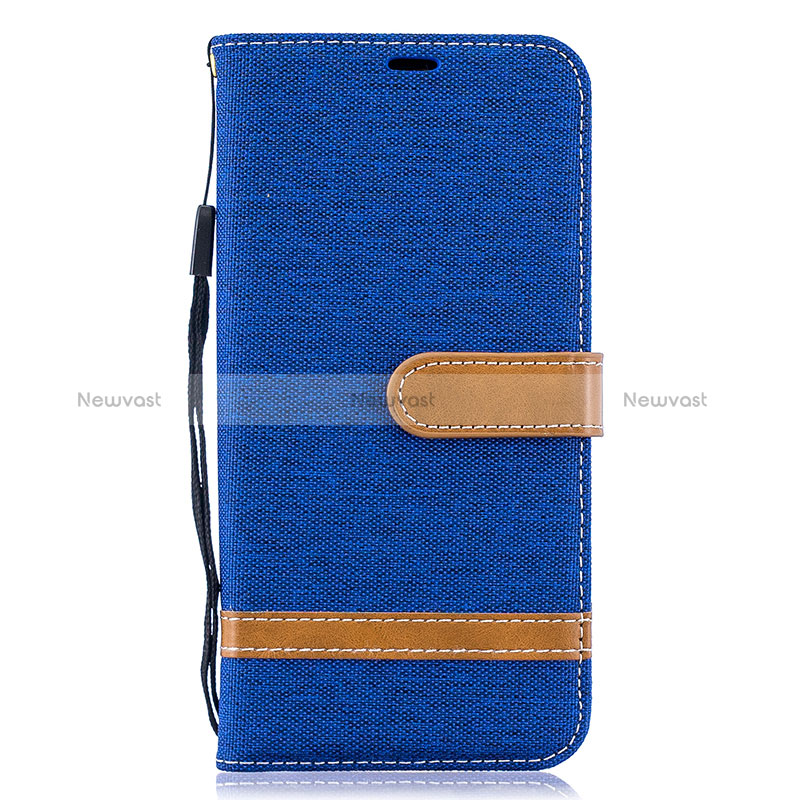 Leather Case Stands Flip Cover Holder B16F for Samsung Galaxy A10