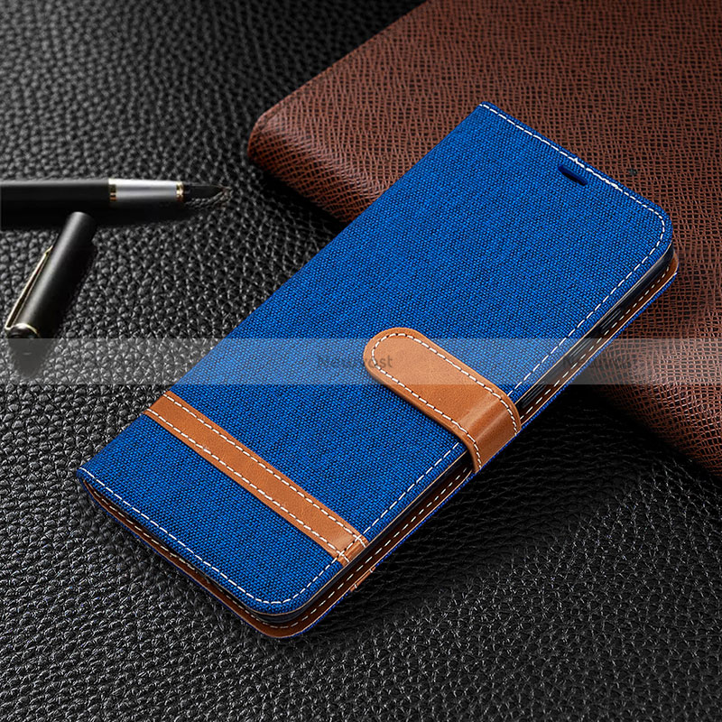 Leather Case Stands Flip Cover Holder B16F for Samsung Galaxy A21s