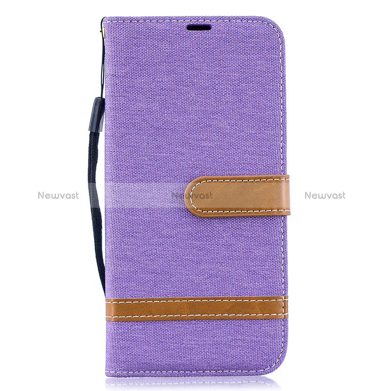 Leather Case Stands Flip Cover Holder B16F for Samsung Galaxy A30S