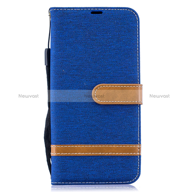 Leather Case Stands Flip Cover Holder B16F for Samsung Galaxy A30S