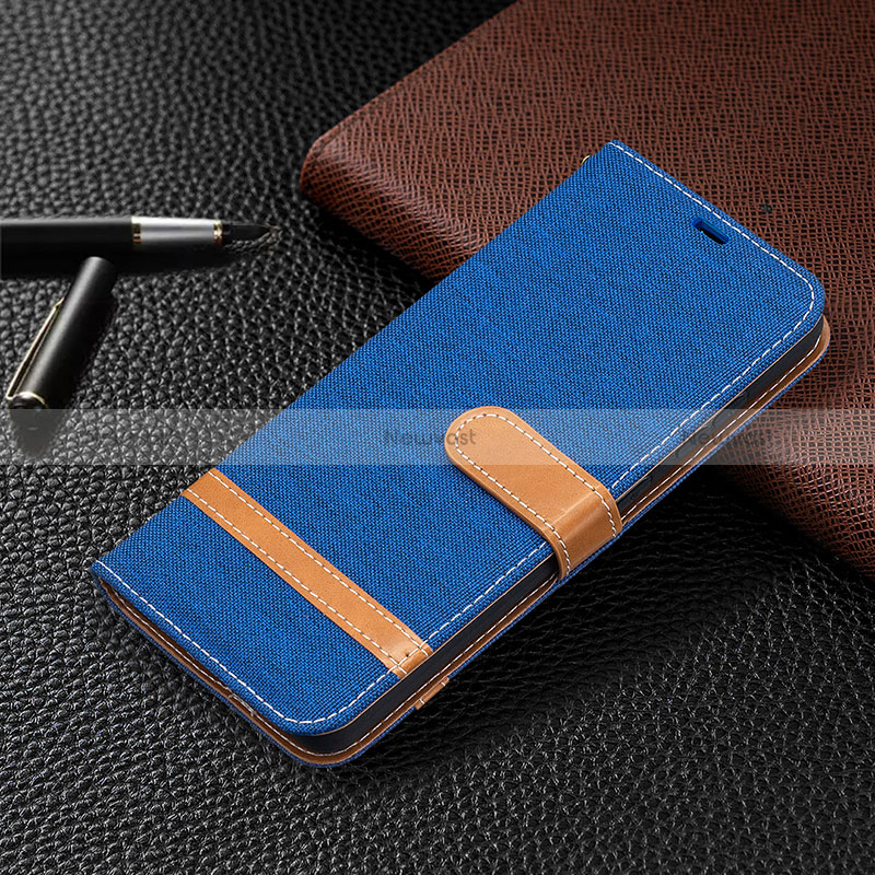 Leather Case Stands Flip Cover Holder B16F for Samsung Galaxy A52 5G