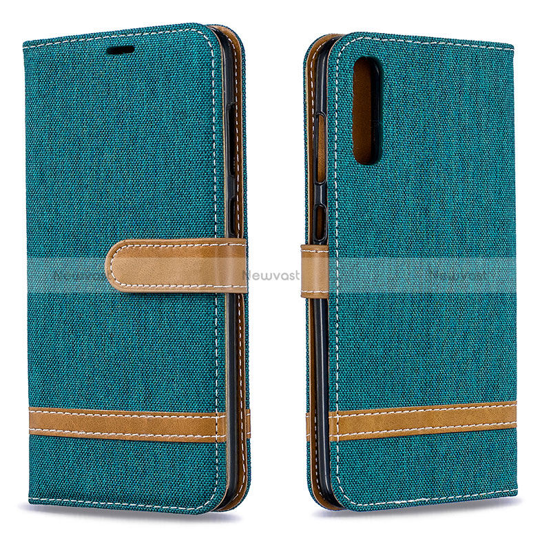 Leather Case Stands Flip Cover Holder B16F for Samsung Galaxy A70