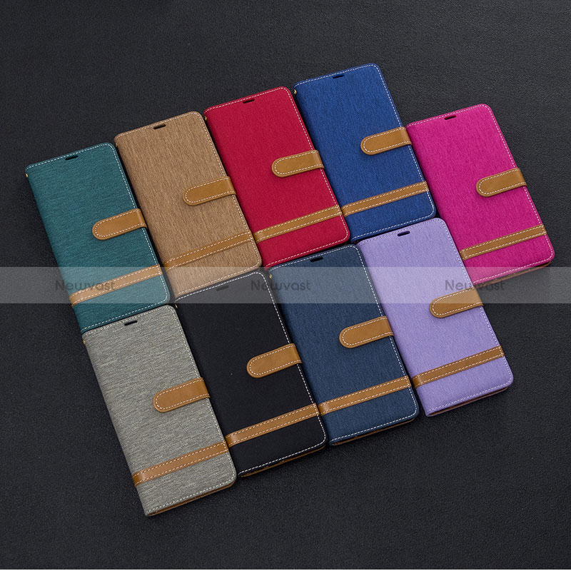 Leather Case Stands Flip Cover Holder B16F for Samsung Galaxy A71 5G