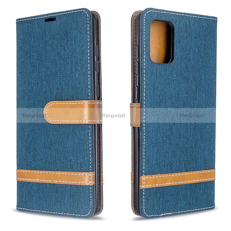 Leather Case Stands Flip Cover Holder B16F for Samsung Galaxy A71 5G