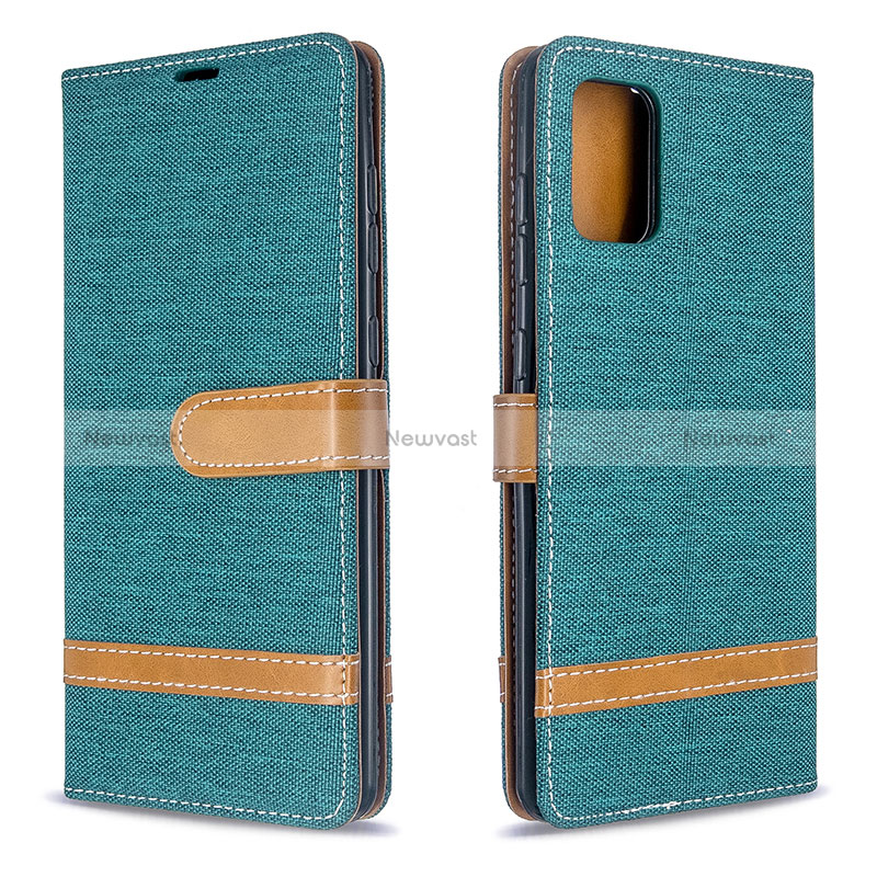 Leather Case Stands Flip Cover Holder B16F for Samsung Galaxy A71 5G