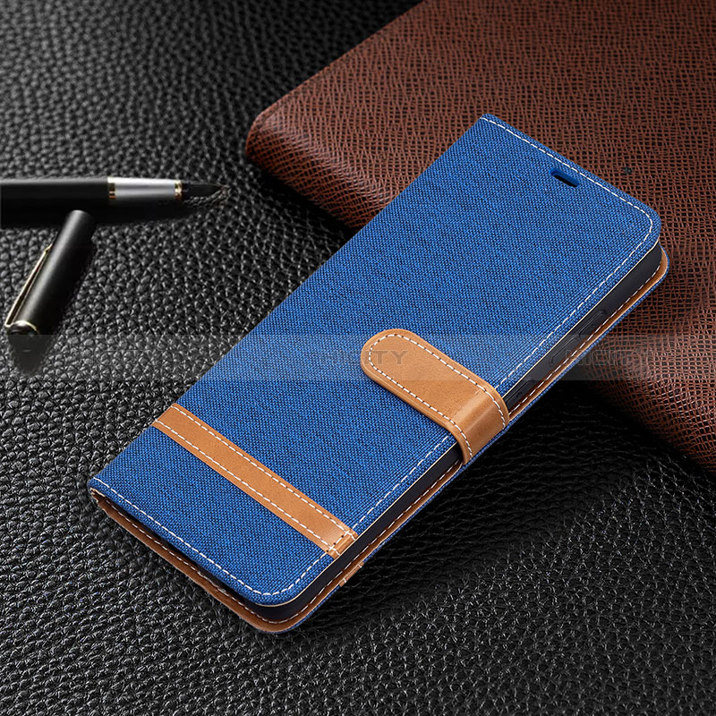 Leather Case Stands Flip Cover Holder B16F for Samsung Galaxy A72 5G