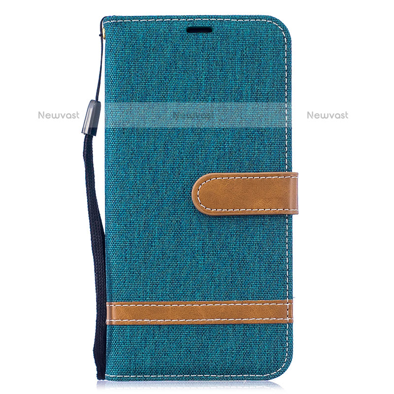 Leather Case Stands Flip Cover Holder B16F for Samsung Galaxy M10