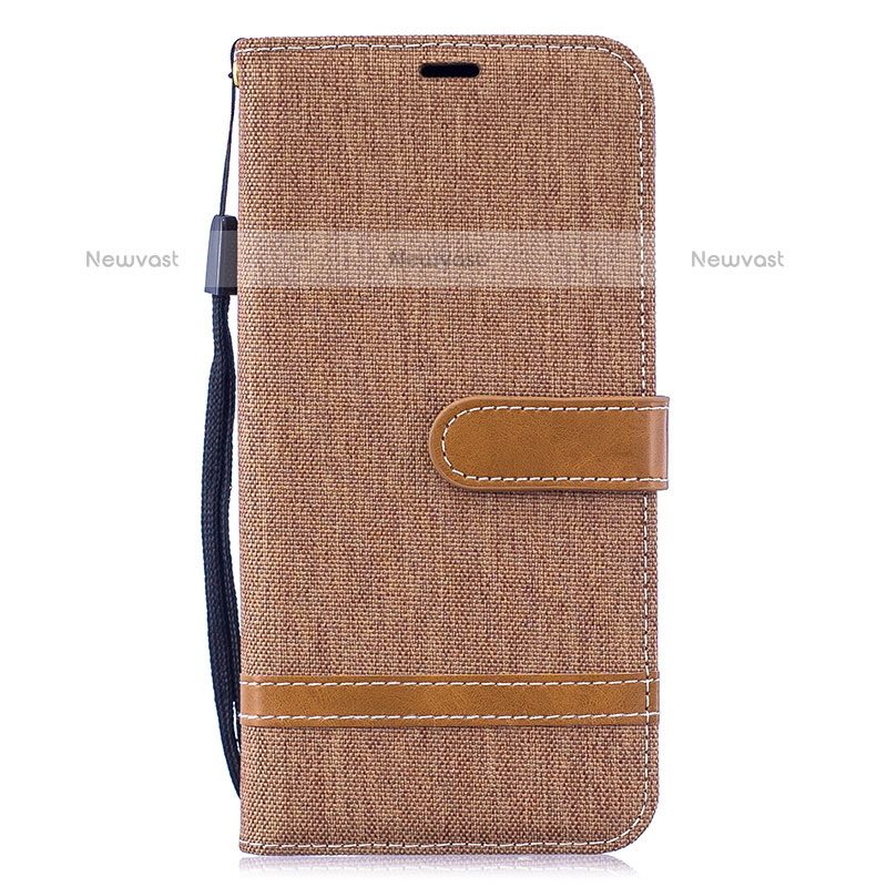 Leather Case Stands Flip Cover Holder B16F for Samsung Galaxy M10