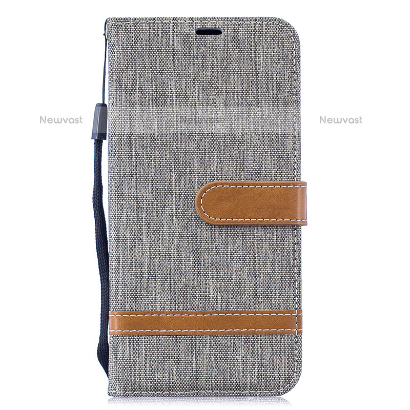 Leather Case Stands Flip Cover Holder B16F for Samsung Galaxy M20
