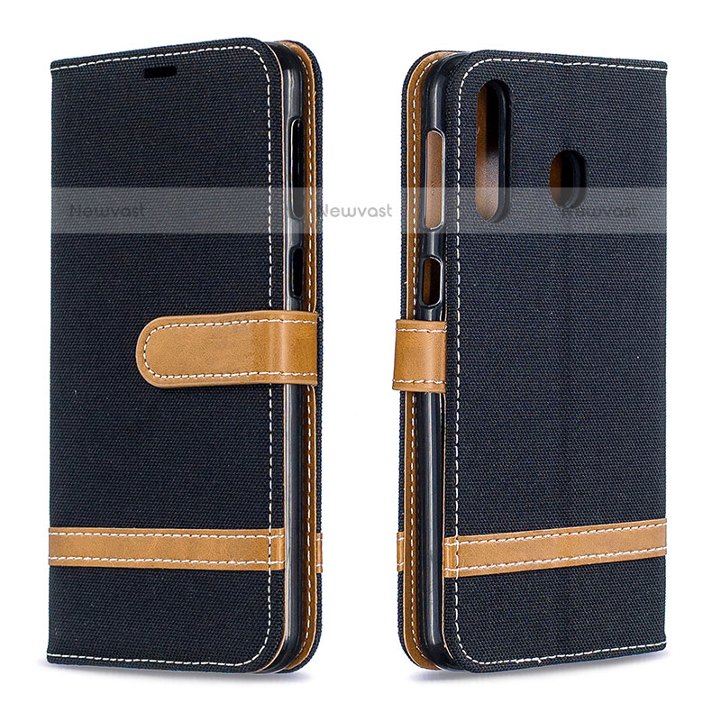 Leather Case Stands Flip Cover Holder B16F for Samsung Galaxy M30