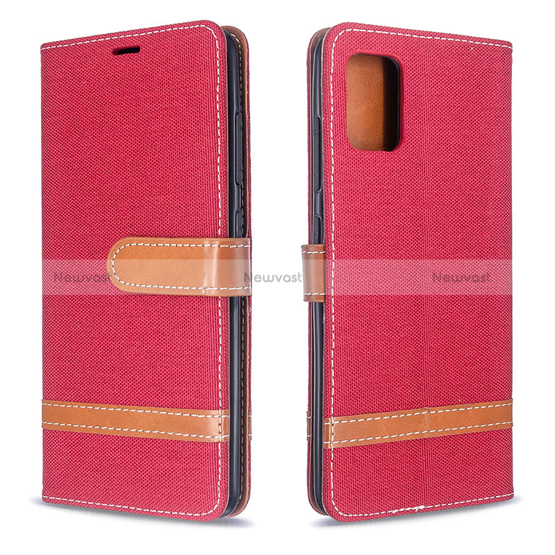 Leather Case Stands Flip Cover Holder B16F for Samsung Galaxy M40S