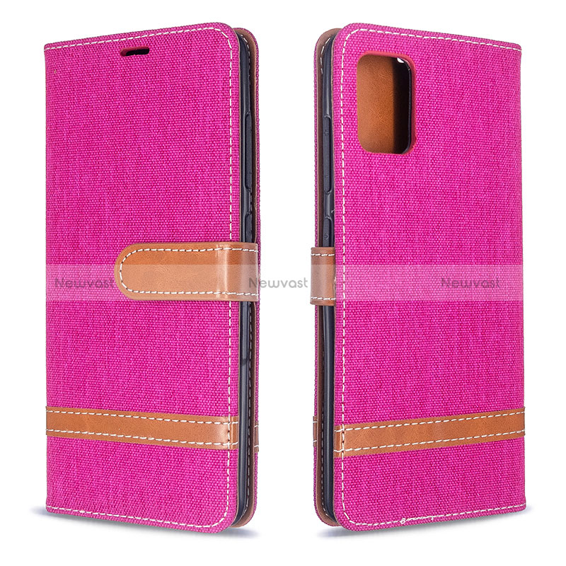 Leather Case Stands Flip Cover Holder B16F for Samsung Galaxy M40S