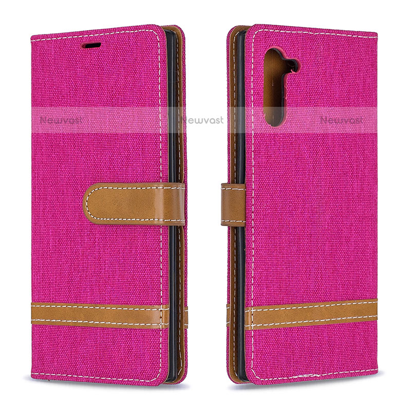 Leather Case Stands Flip Cover Holder B16F for Samsung Galaxy Note 10 5G