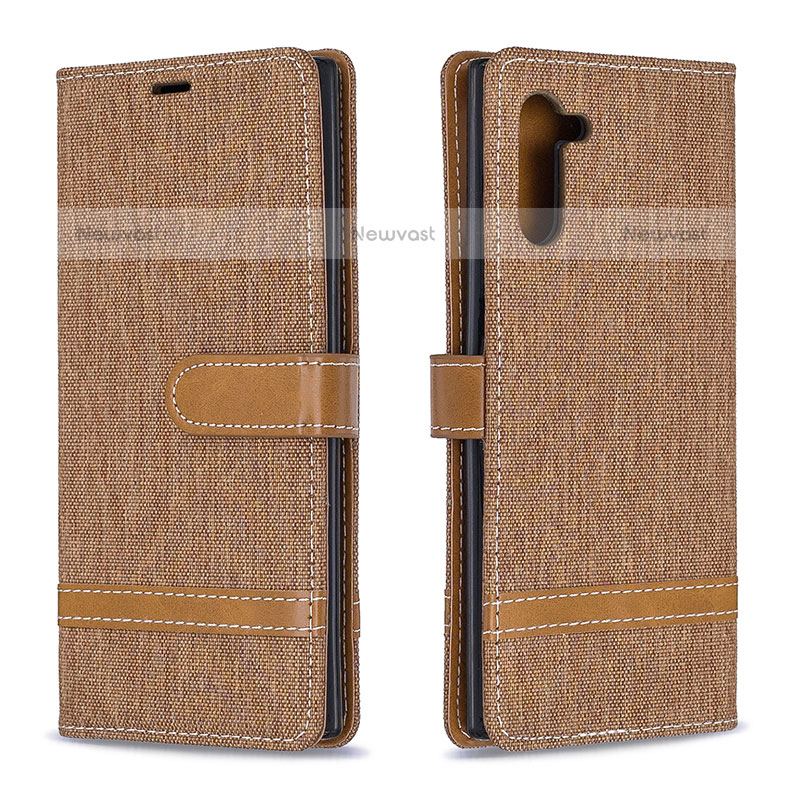 Leather Case Stands Flip Cover Holder B16F for Samsung Galaxy Note 10 5G