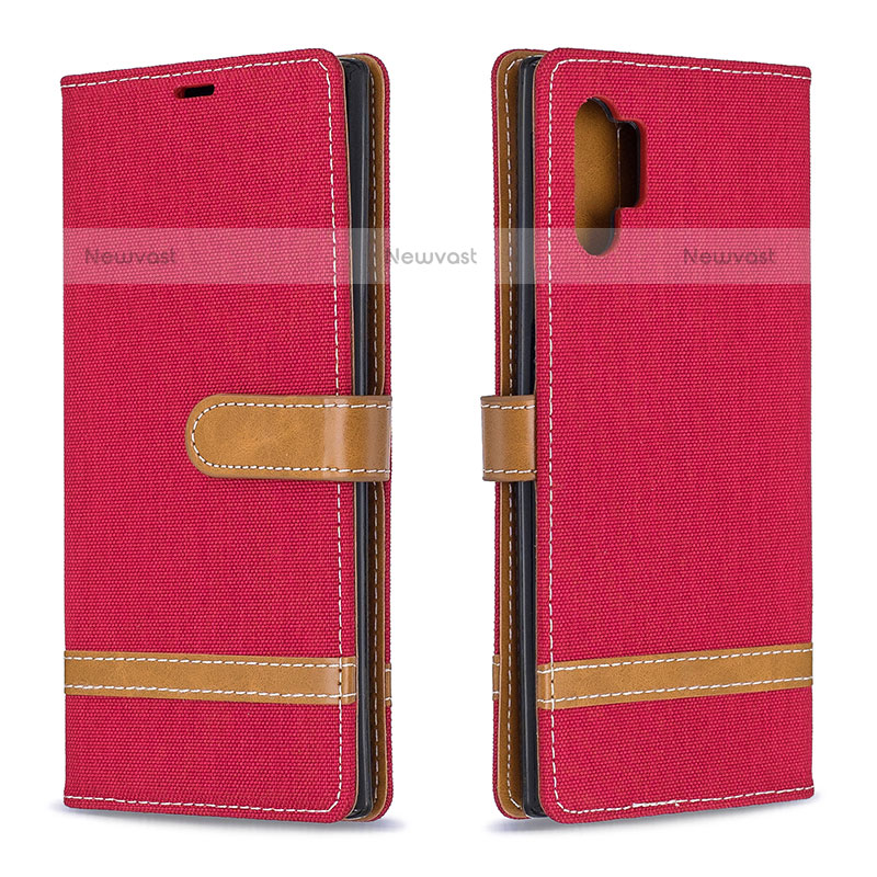 Leather Case Stands Flip Cover Holder B16F for Samsung Galaxy Note 10 Plus 5G