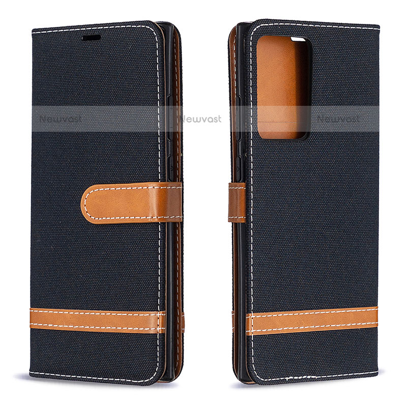 Leather Case Stands Flip Cover Holder B16F for Samsung Galaxy Note 20 Ultra 5G