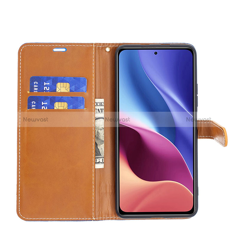 Leather Case Stands Flip Cover Holder B16F for Xiaomi Mi 11X 5G