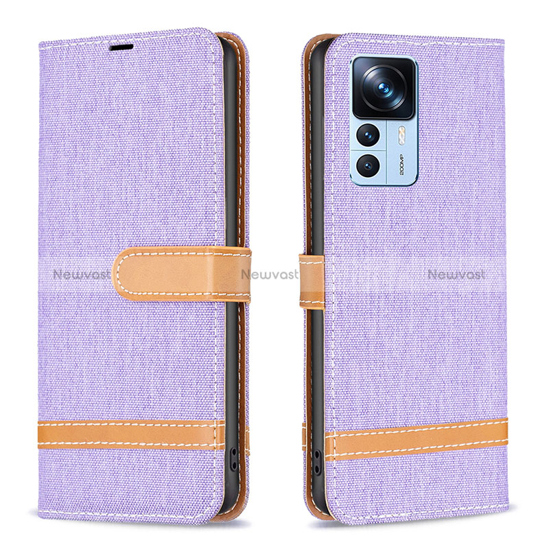 Leather Case Stands Flip Cover Holder B16F for Xiaomi Mi 12T Pro 5G