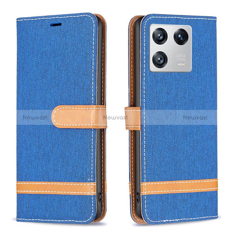 Leather Case Stands Flip Cover Holder B16F for Xiaomi Mi 13 Pro 5G