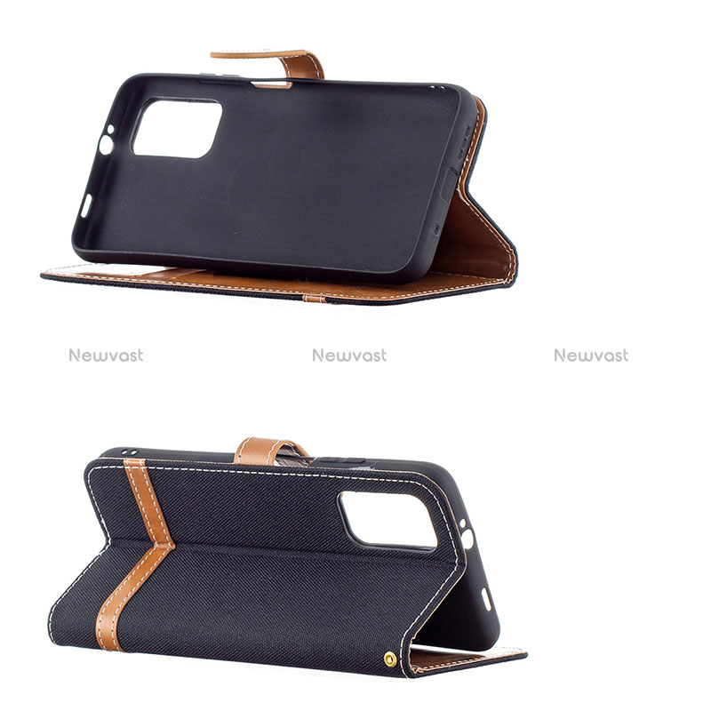 Leather Case Stands Flip Cover Holder B16F for Xiaomi Poco M3