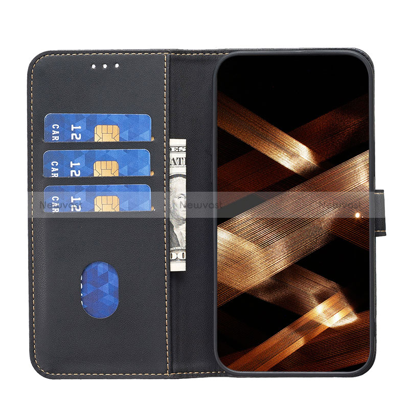 Leather Case Stands Flip Cover Holder B17F for Nokia C210