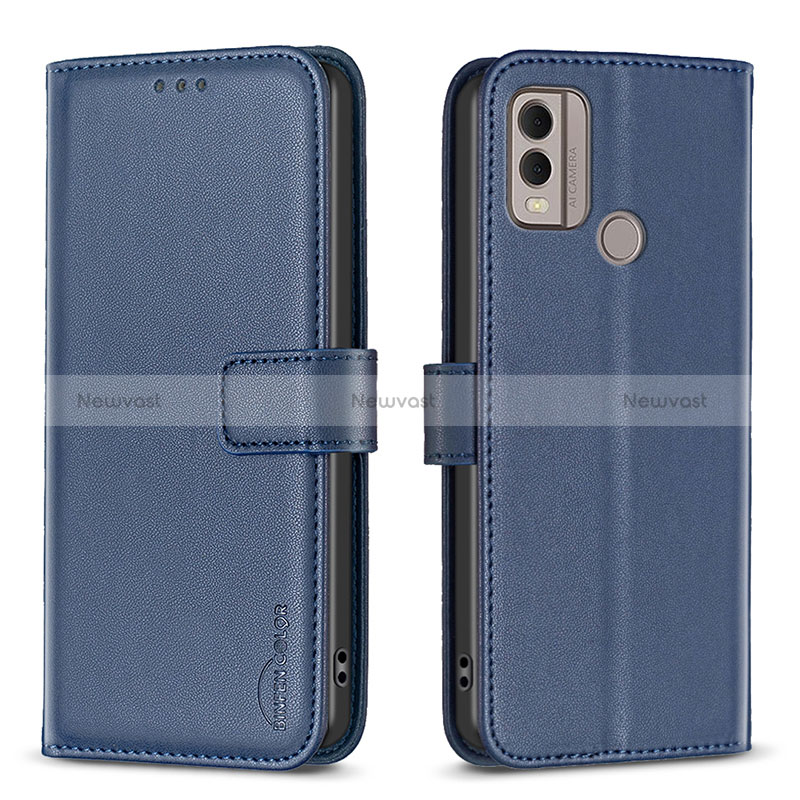 Leather Case Stands Flip Cover Holder B17F for Nokia C22