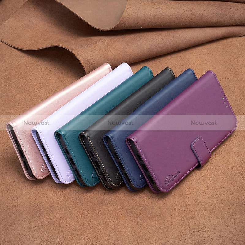 Leather Case Stands Flip Cover Holder B17F for Nokia C32