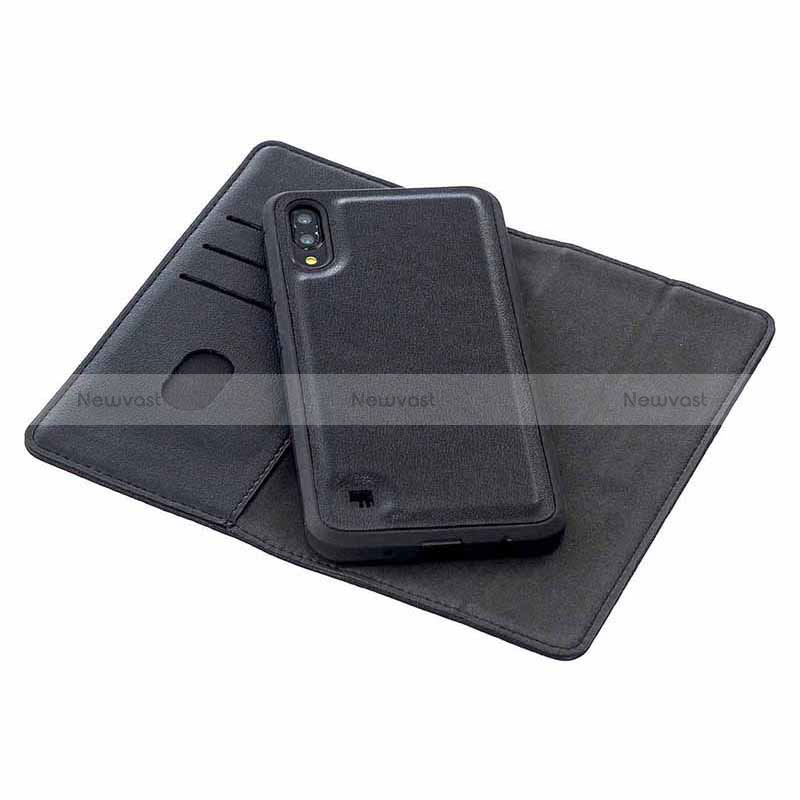 Leather Case Stands Flip Cover Holder B17F for Samsung Galaxy A10
