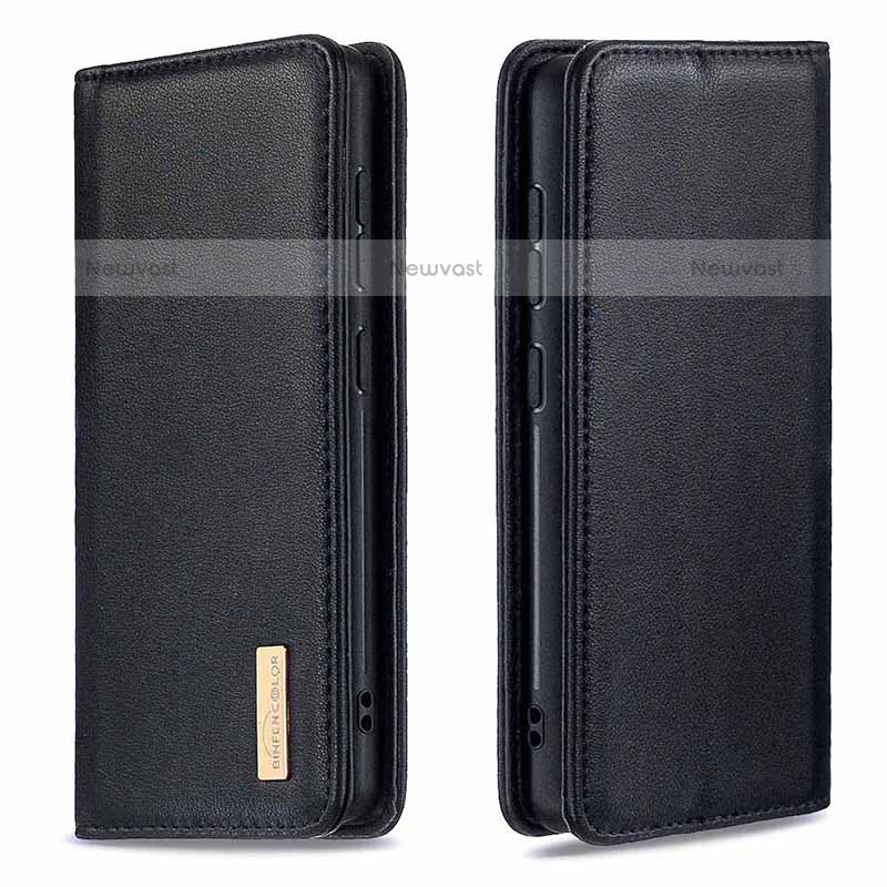 Leather Case Stands Flip Cover Holder B17F for Samsung Galaxy A20