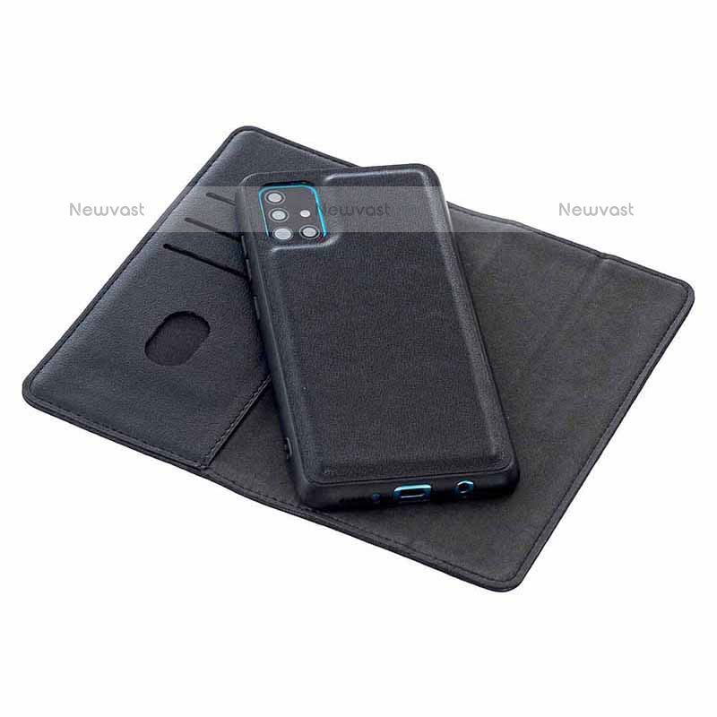 Leather Case Stands Flip Cover Holder B17F for Samsung Galaxy A51 4G