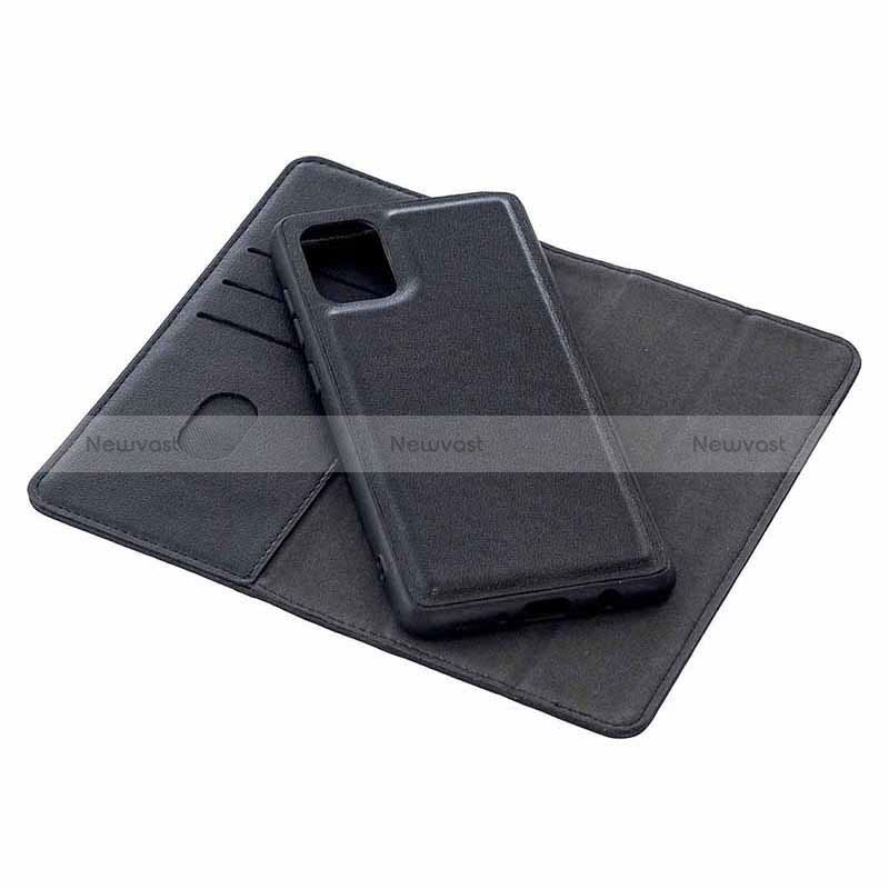 Leather Case Stands Flip Cover Holder B17F for Samsung Galaxy A71 5G