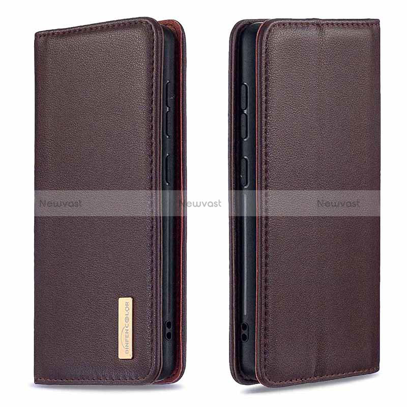 Leather Case Stands Flip Cover Holder B17F for Samsung Galaxy M40S