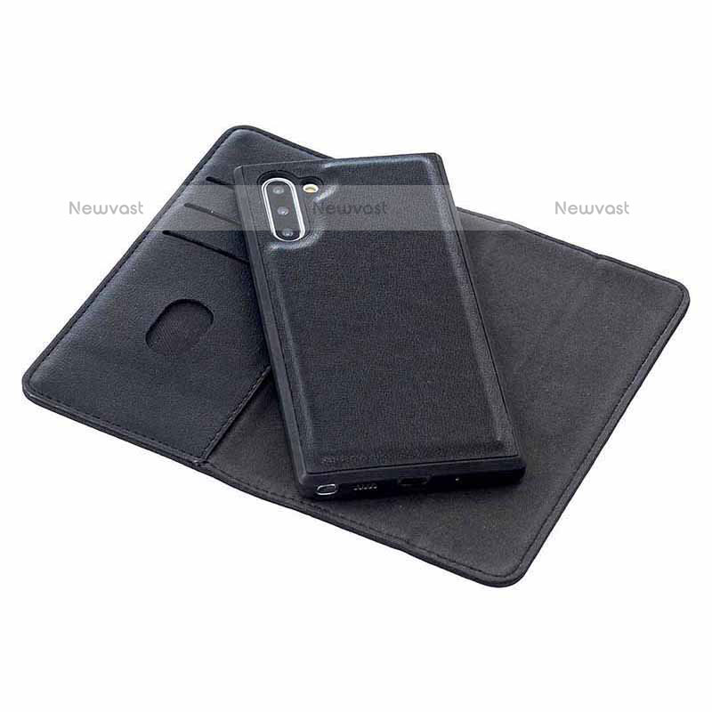 Leather Case Stands Flip Cover Holder B17F for Samsung Galaxy Note 10 5G
