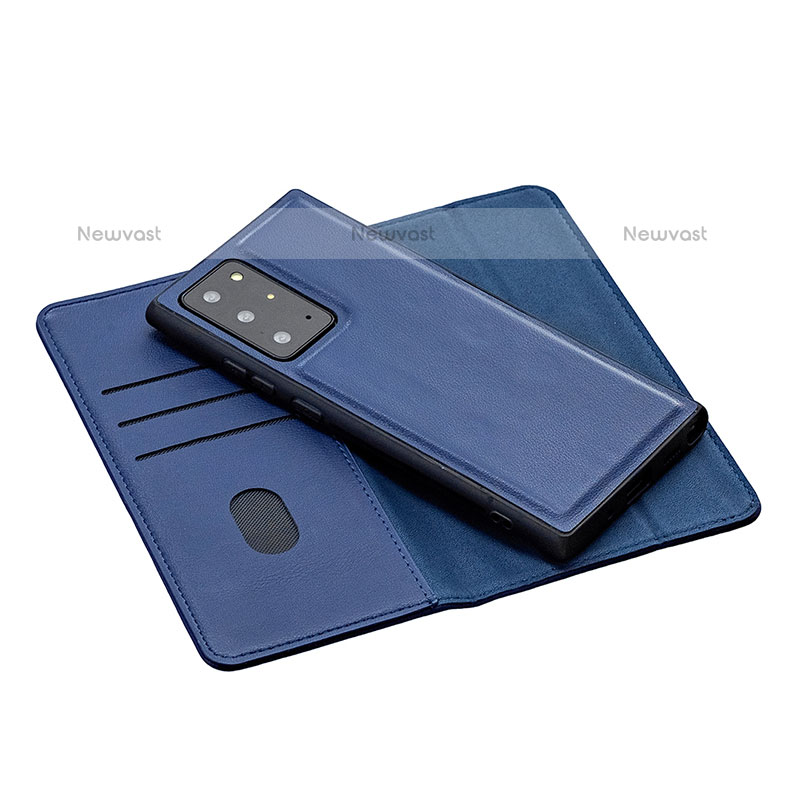 Leather Case Stands Flip Cover Holder B17F for Samsung Galaxy Note 20 Ultra 5G