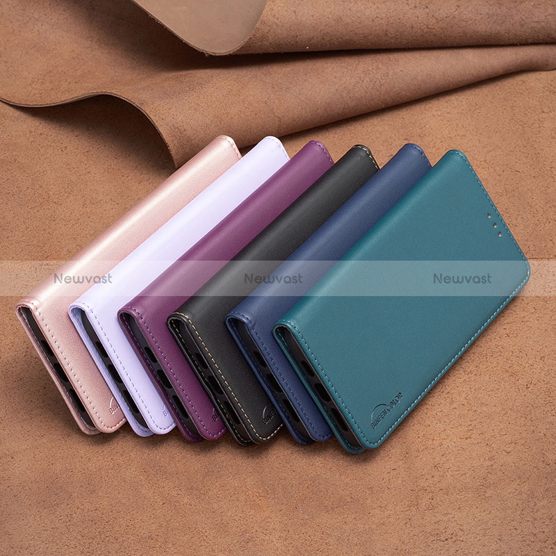 Leather Case Stands Flip Cover Holder B17F for Xiaomi Redmi Note 13 Pro+ Plus 5G