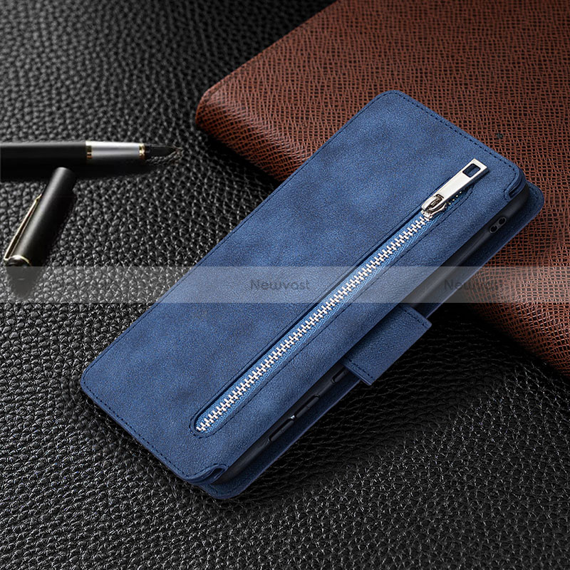 Leather Case Stands Flip Cover Holder B18F for Samsung Galaxy A70