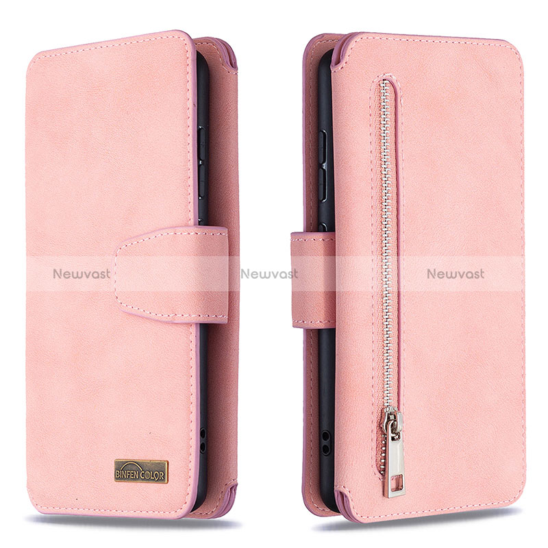 Leather Case Stands Flip Cover Holder B18F for Samsung Galaxy M40S