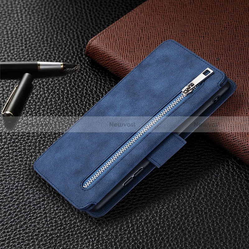 Leather Case Stands Flip Cover Holder B18F for Samsung Galaxy M80S