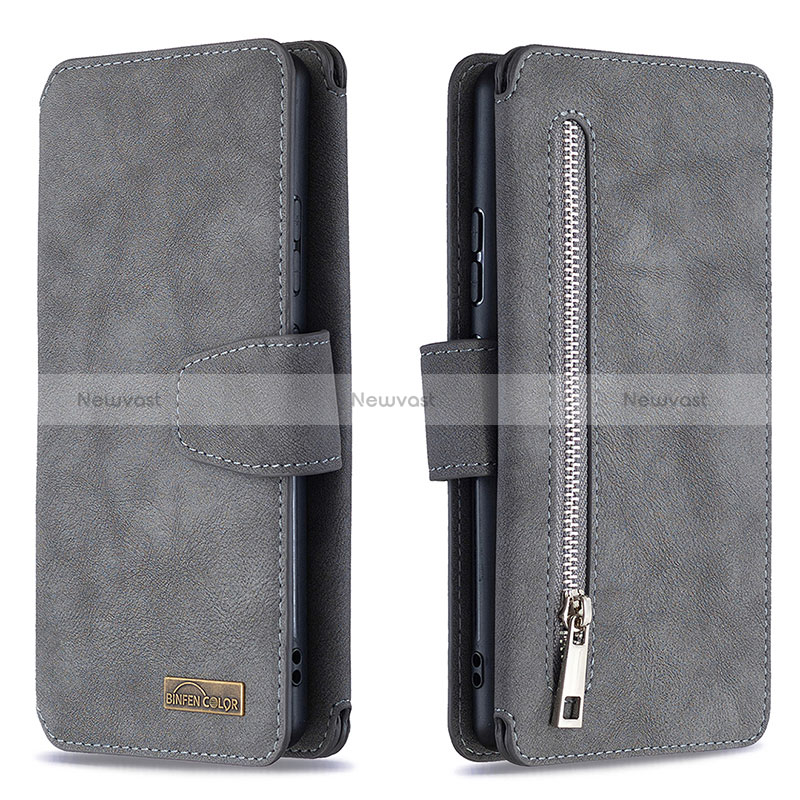 Leather Case Stands Flip Cover Holder B18F for Samsung Galaxy M80S
