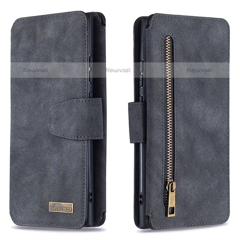 Leather Case Stands Flip Cover Holder B18F for Samsung Galaxy Note 20 Ultra 5G