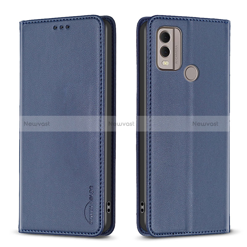 Leather Case Stands Flip Cover Holder B23F for Nokia C22