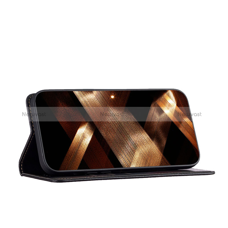 Leather Case Stands Flip Cover Holder B24F for Motorola Moto E13