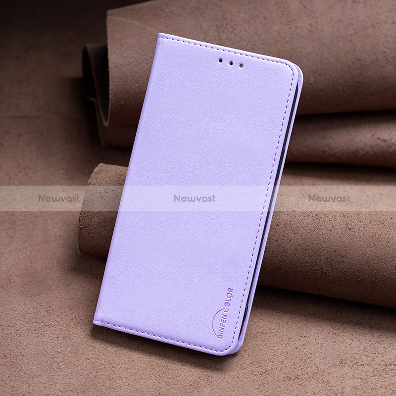 Leather Case Stands Flip Cover Holder B24F for Oppo Find X6 Pro 5G
